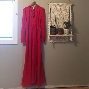 H&M Red Maxi Dress